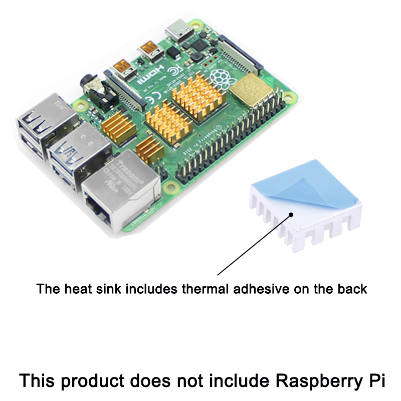 GPUHOLD ชิปเซ็ต Cooler 4 pcs/5 - Raspberry Pi Water Cooling Kit บทวิจารณ์และราคา