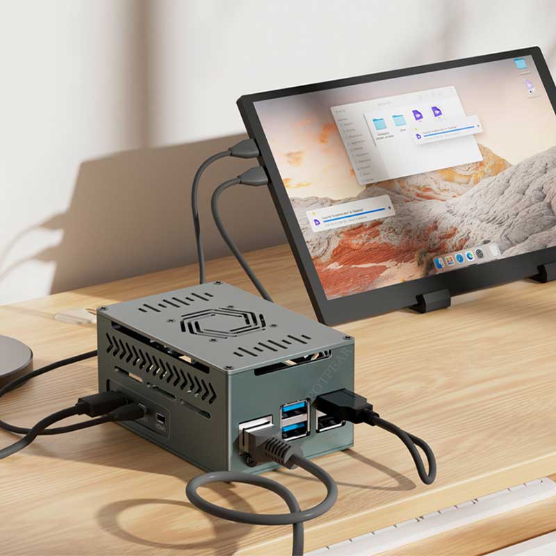 Raspberry Pi 5 อลูมิเนียมโลหะพ - Argon One V3 M.2 Nvme Case บทวิจารณ์และราคา